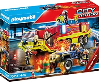 Playmobil Fire Engine مع الشاحنة