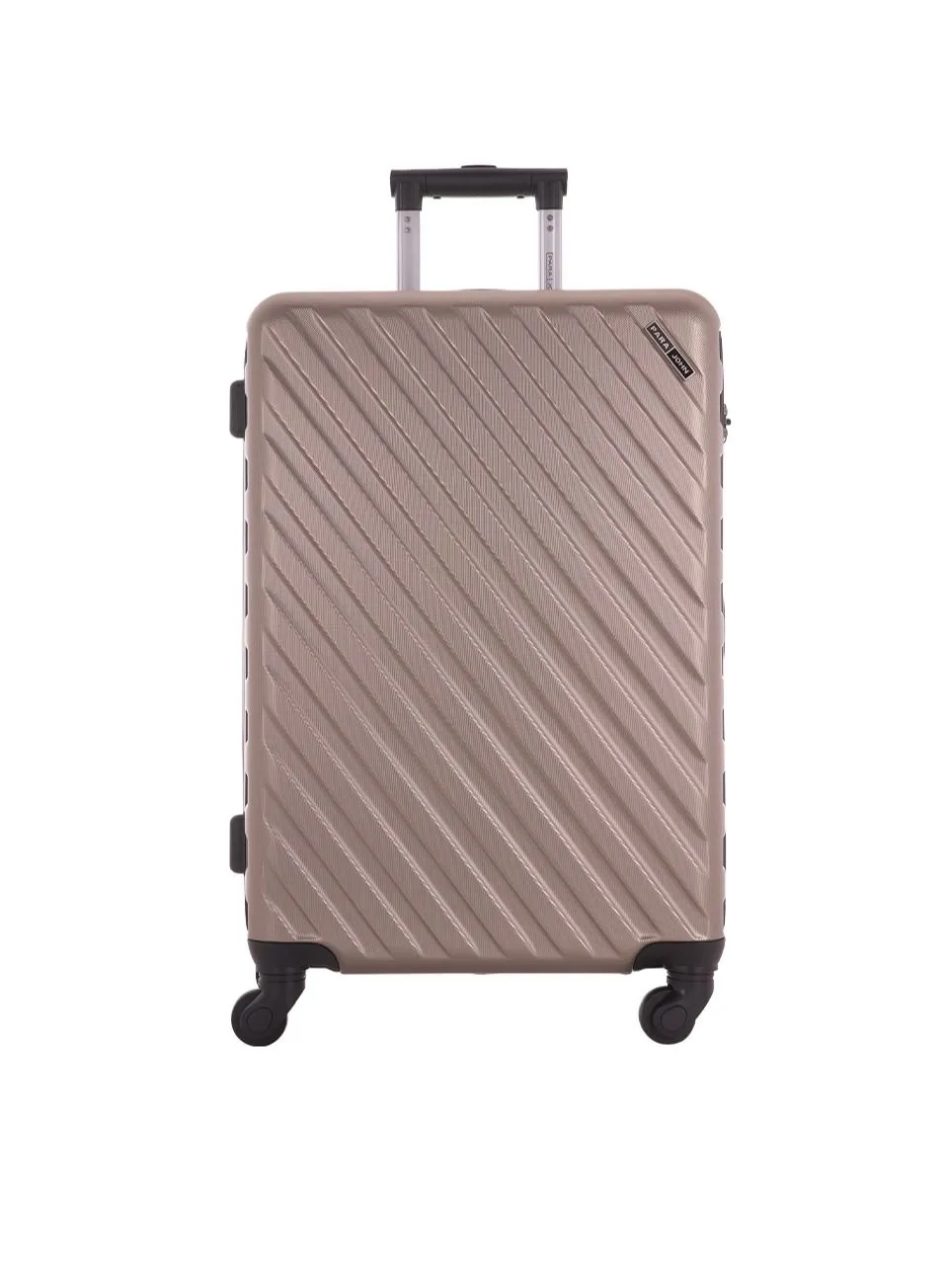 PARAJOHN Lightweight ABS Hard Side Spinner  Luggage checked in  Trolley Bag with Lock 24 Inch