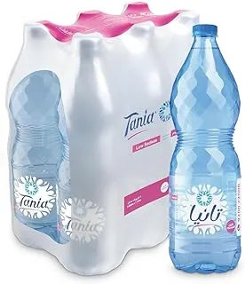 Tania Bottle Drink Water, 6 X 1.5 Ltr, Clear