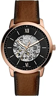 Fossil Men's Neutra Automatic Three-Hand, Rose Gold-Tone Stainless Steel Watch, ME3195
