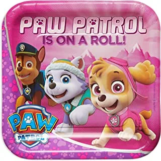 Amscan 581665-66 - Pink Paw Patrol Birthday Party Paper Cups - 8 Pack