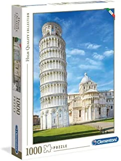 Clementoni Puzzle Leaning Tower of Pisa 1000 Pieces (69 x 50 cm), Suitable for Home Decor, Adults Puzzle from 14 Years