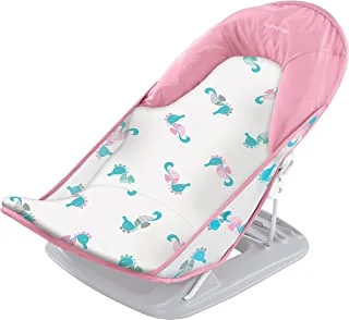 Summer Infant Deluxe Baby Bather Seahorse Suitable from 0+ Months-Pink