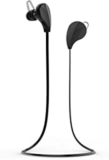 Sport bluetooth earbuds, best wireless headphones for sports gym running. ipx6 waterproof sweatproof, fit headset. noise cancelling earphones with microphone mic dz-350