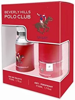 Beverly Hills Polo Club Sport No.1, Gift Set For Men Eau De Toilette 50Ml + Antiperspirant Roll-On 50Ml