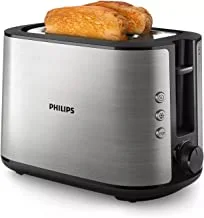 PHILIPS Viva Collection Toaster, Hd2650/91, Stainless Steel/Black
