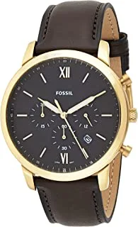Fossil Men's Neutra Chrono Chronograph, Gold-Tone Stainless Steel Watch, FS5763