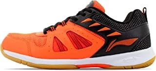 LI-NING Attack G5 Badminton Shoes (Orange/Black) Uk 2