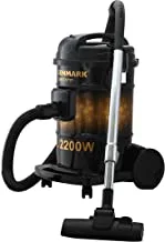 Olsenmark Drum Vacuum Cleaner, 2200W | 24L - ABS/Copper/Iron - Dust Full Indicator - Parking Position - Air Blower Function - Air Flow Control on Handle, OMVC1717, BLACK