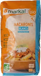 Markal Organic White Macaroni, 500G - Pack of 1