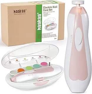Haakaa Electric Baby Nail Care Set, Pink