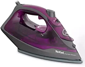 Tefal Steam Iron - Continuous Steam Flow of 45 Grams per minute and 210 g/min with the boost for thick fabrics - 2600W - 270ml - 50/60Hz - Express Steam FV2843M0