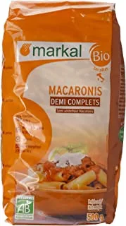 Markal Organic Semi-White Macaroni, 500G - Pack Of 1