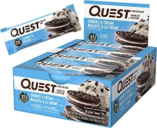 Quest Protein Bar - 60G X 12 (Cookies & Cream)