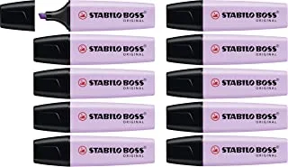 Highlighter - STABILO BOSS ORIGINAL Pastel Lilac Haze Box of 10