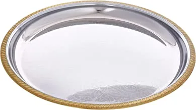 Soleter Chrome Plated Tray | High Quality Stainless Steel & Warming Gift | Size 39 * 15 * 5cm