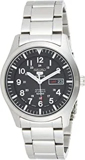 Seiko Men's Automatic Watch With Analog Display And Stainless Steel Strap Snzg13J1