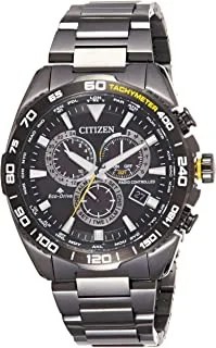 Citizen Men's Solar Powered Watch, Chronograph Display And Solid Stainless Steel Strap - Cb5037-84E, Bracelet