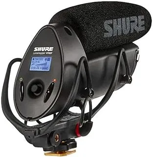 Shure Vp83F, Camera-Mount Condenser Microphone With Integrated Flash Recording, Premium Vlogging Camera-Mount For Dslr & Hd Camcorder, Black (Official KSA Version)