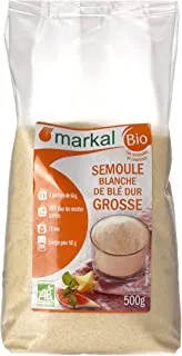Markal Organic Durum Wheat Semolina Coarse, 500g - Pack of 1