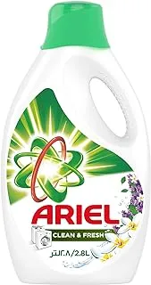 Ariel Clean & Fresh Power Gel Liquid Detergent, 2.8L
