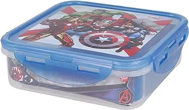 Stor avengers rolling thunder square hermetic food container 750ml