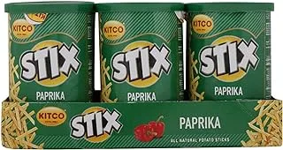 Kitco Stix Paprika Potato Sticks, 6 X 45 G, Beige