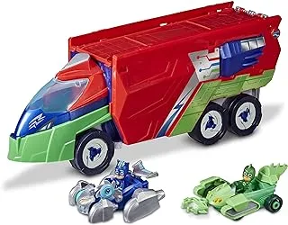 PJ Masks Pj Launching Seeker Preschool Toy, Transforming Vehicle Playset With 2 Cars, 2 Action Figures, And More, For Kids Ages 3 And Up