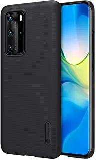 Nillkin Huawei P40 Pro Case Mobile Cover Super Frosted Shield Hard Phone Cover with Stand [ Slim Fit ] [ Designed Case for Huawei P40 Pro ] - Black