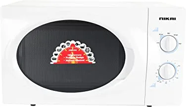 Nikai 23 Liter Microwave Oven with Defrost Setting| Model No NMO2309MWX with 2 Years Warranty