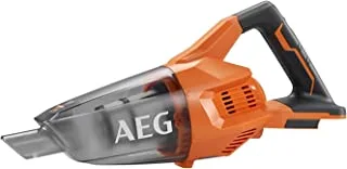 Aeg 18V Brushed Handheld Dust Extractor Orange/Black (Battery Not Included)
