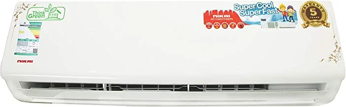 Nikai 1.5 Ton Cooling Only Split Air Conditioner 17300 Btu | Model No Nsac18136C22N |Two Years Warranty