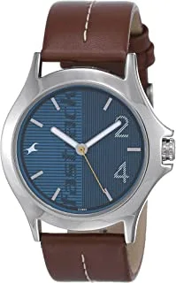Fastrack Straight Lines Analog Blue Dial Men's Watch-3220Sl01, Nn3220Sl01