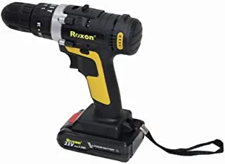 Roxon - Cordless Drill 2 Batteries 21V+ Black Case