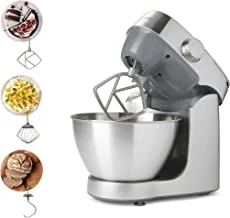 Kenwood Stand Mixer Kitchen Machine PROSPERO+ 1000W with 4.3L Stainless Steel Bowl, K-Beater, Whisk, Dough Hook KHC29.A0SI Silver,