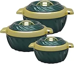 SELVEL SWIRL GOLD 3 PC SET (1500/2000/3300 ML) GREEN