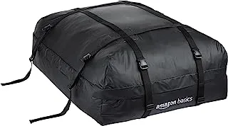 AmazonBasics Rooftop Cargo Carrier Bag 15 cu. ft., ZH1705156, H33.5 x W16.84 x D43.5 inches, Black