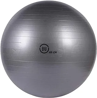 BU Anti-burst Gym Ball, 65 cm Size, Grey