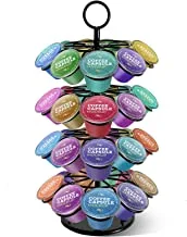SKY-TOUCH Coffee Capsules Holder, 360 Degree Rotating Coffee Capsule Holder Organizer Holds up to 36 Pieces, Space Saver Home and Office