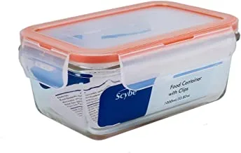 Scybe Glass Food Container with Lock Lid 1000ml CMN0099