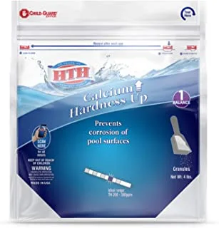 HTH 67042 Calcium Hardness Up Balancer for Swimming Pools, 4 lbs