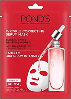 Ponds face mask wrinkle correct serum mask 21ml