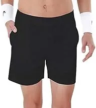 HEAD Men's Slim Fit Synthetic Shorts (HPS 1097_Black_2XL)