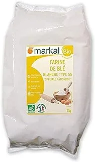 Markal Organic Wheat Flour T55, 1Kg - Pack of 1
