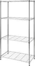 Cameltough - Wire Rack 91 x 45 x 182 cm Chrome 4 Shelf - HTC-WR605