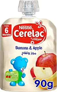 Cerelac Banana and Apple Baby Food, 90g - Pack of 1