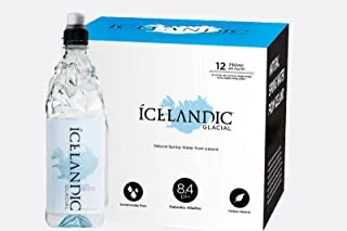 Icelandic Glacial Natural Spring Alkaline Water, 12 X 750 ml - Pack of 1