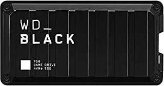 WD_BLACK 4 تيرابايت P50-Game Drive محرك أقراص الحالة الصلبة الخارجي المحمول SSD ، متوافق مع Playstation-Xbox والكمبيوتر الشخصي وماك ، حتى 2000 ميجابايت / ثانية - WDBA3S0040BBK-WESN