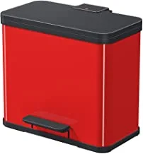 Hailo Germany - Oko Duo Plus L - 17+9 Litre - Red - Hlo-0630-240, 47 X 34 X 44 Cm