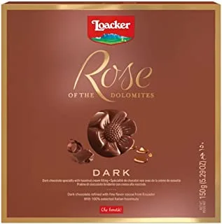 Loacker Rose Dark Noir Chocolates, 150 g